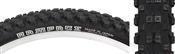 Panaracer Rampage 29: Close-up view of a black mountain bike tire, showcasing the tread pattern and sidewall details. The tire features robust knobby designs optimized for off-road traction.