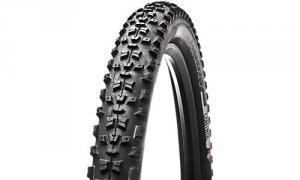 Specialized Purgatory Control 2bliss: Close-up view of a mountain bike tire showcasing its rugged tread pattern designed for enhanced grip and traction on uneven terrain.