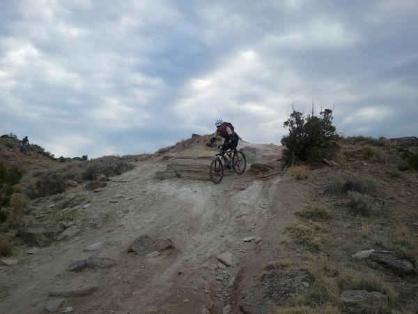  Lunch Loops mountain bike trail.
