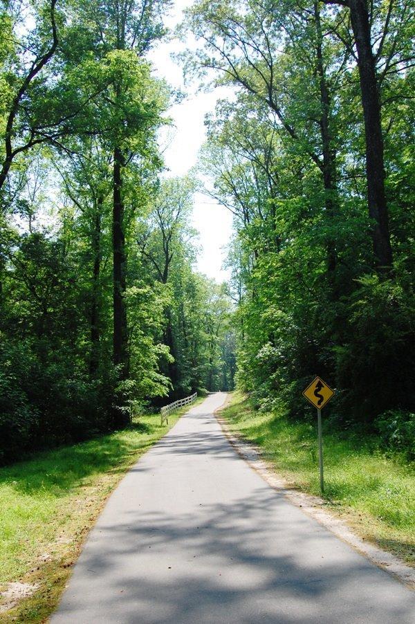 ClarkPark Mountain Bike Trail in Fayetteville, North Carolina
