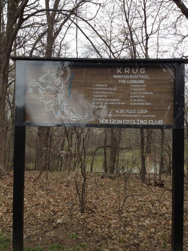 Krug Loop Mountain Bike Trail in St. Joseph, Missouri