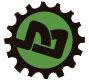 Logo featuring a stylized green letter "N" intertwined with a black gear, representing a cycling or mechanical theme.