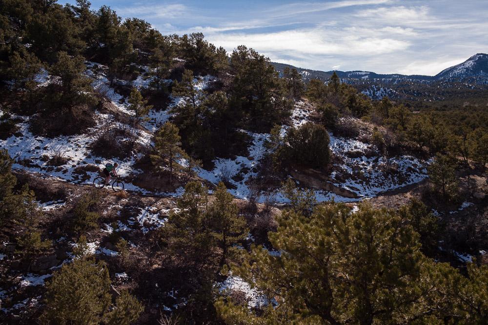  Little Rainbow mountain bike trail.