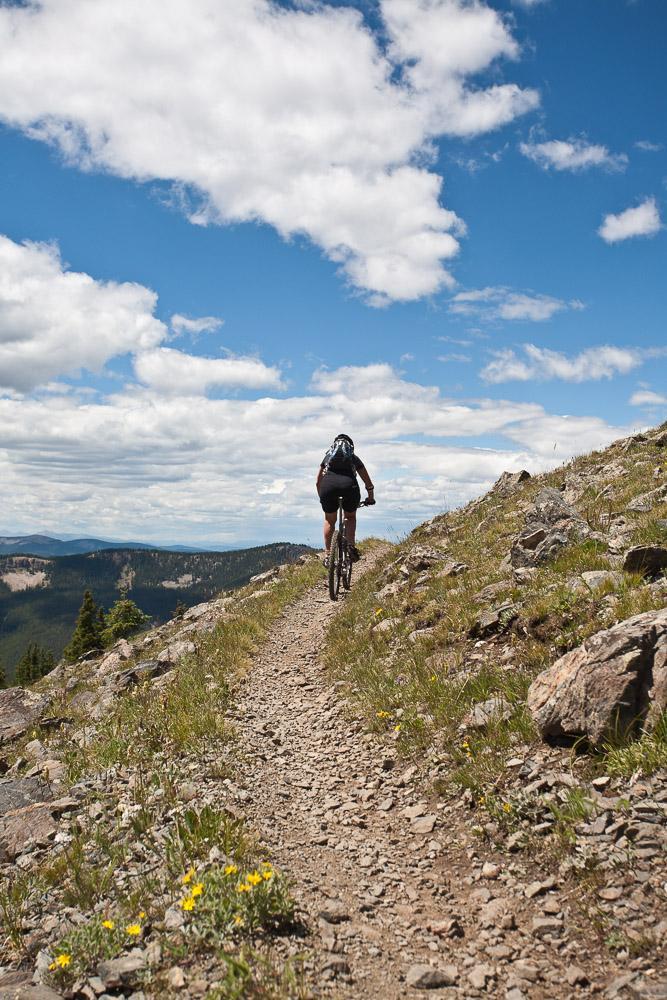  Monarch Crest Trail mountain bike trail.