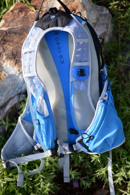 The back wicks sweat and keeps you comfortable in the heat