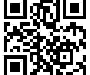 A black and white QR code displayed on a white background. Dewey Mountain mountain bike trail.