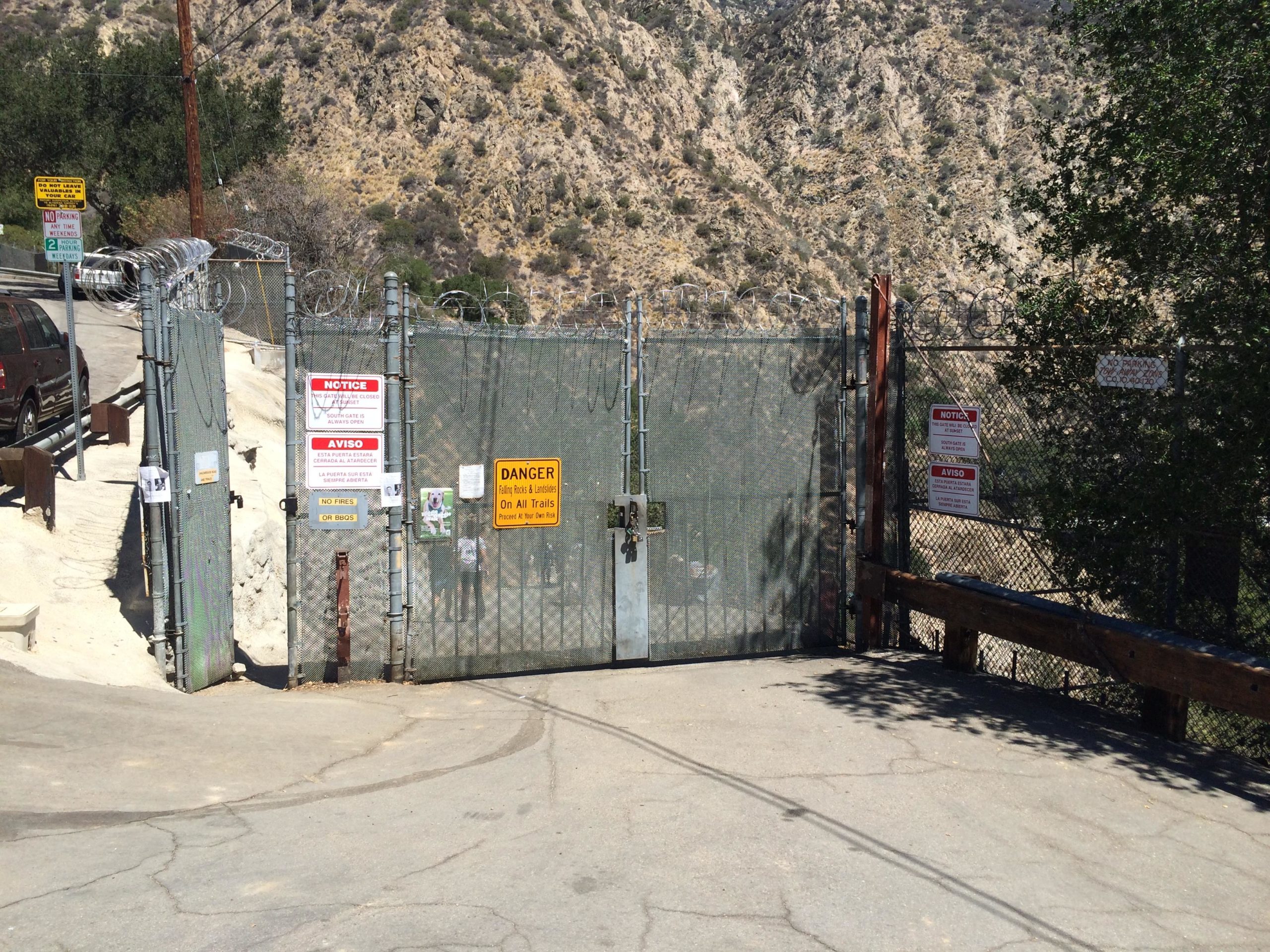 Mount Wilson Toll Road Mountain Bike Trail in Pasadena, California