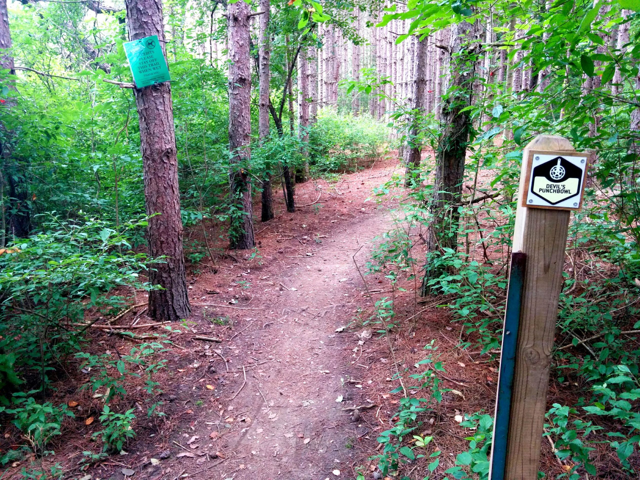  Christie Lake mountain bike trail.