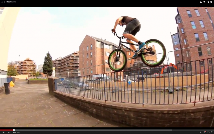 bicycle trials riding