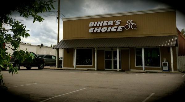 Exterior view of a bicycle shop called "Biker