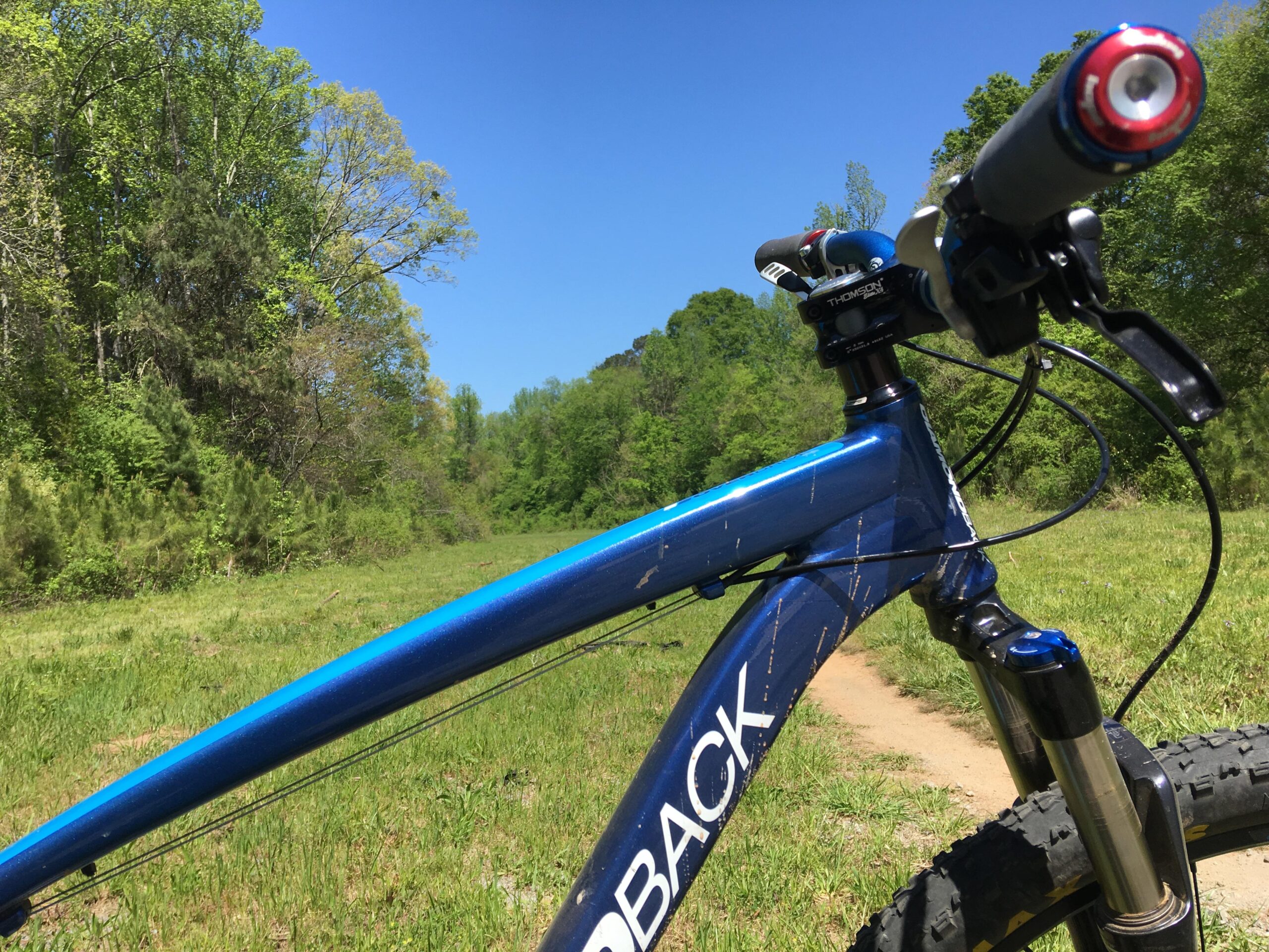  Allatoona Creek Park mountain bike trail.