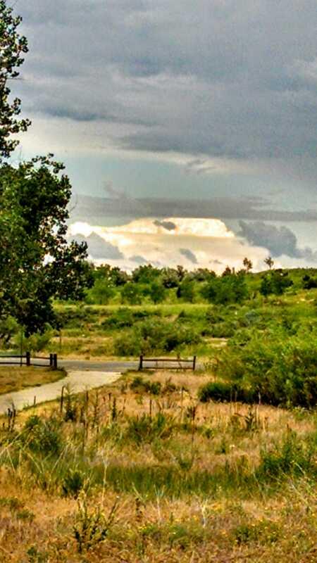  Bear Creek Lake Park mountain bike trail.