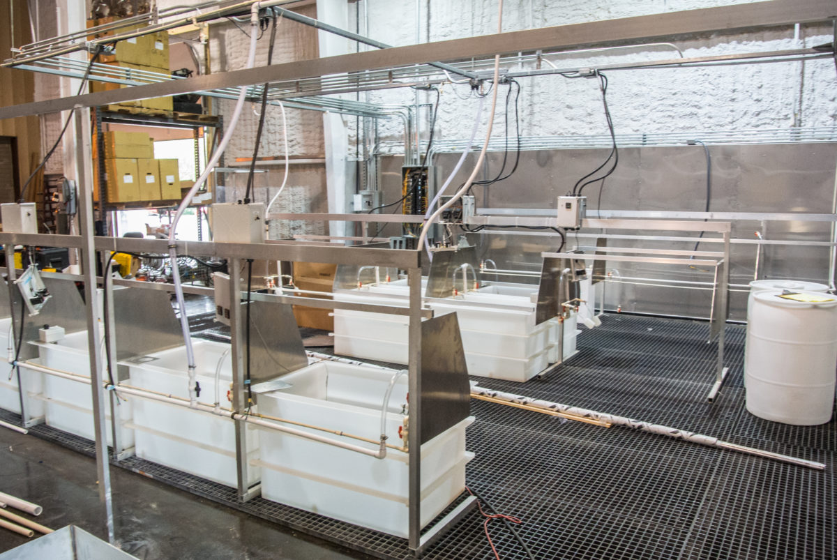 Industry Nine's new anodizing area (photo: Aaron Chamberlain)