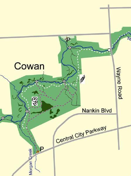  William P. Holliday Forest and Wildlife Preserve mountain bike trail.