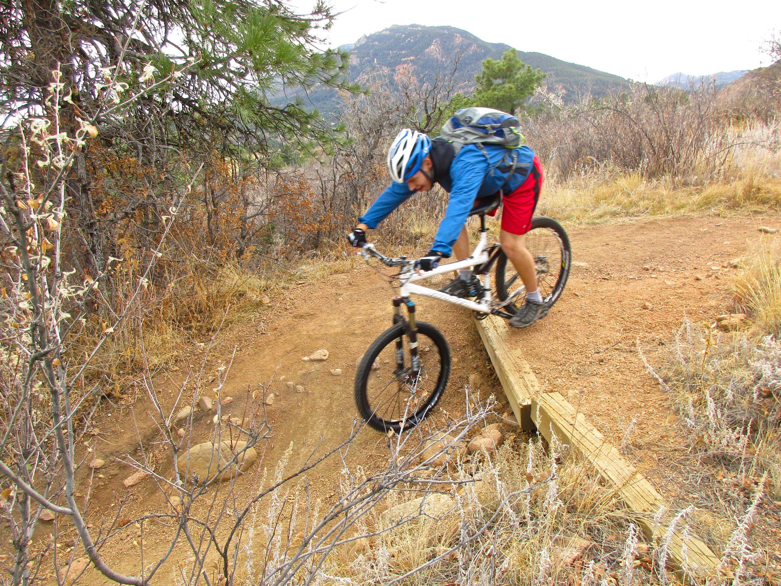  Stratton Open Space / The Chutes mountain bike trail.