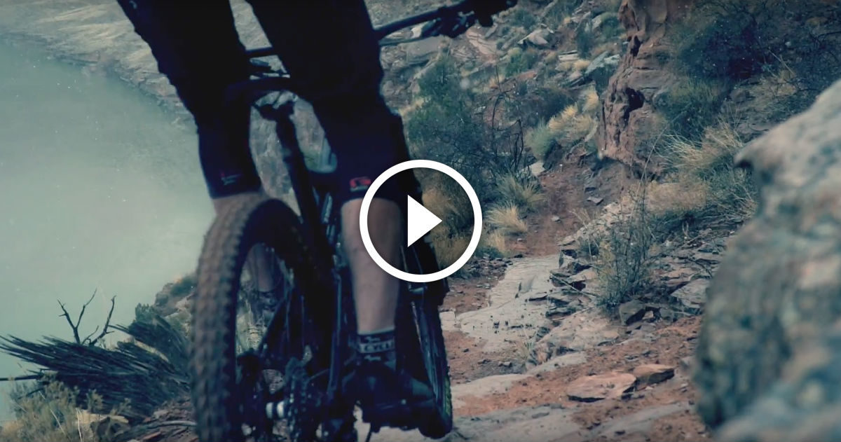 Watch Snow on the UberTechnical Jackson's Trail in Moab