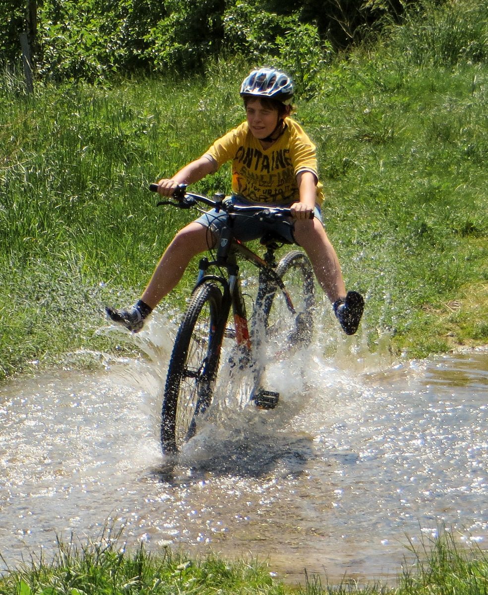 Mountain store biking rain