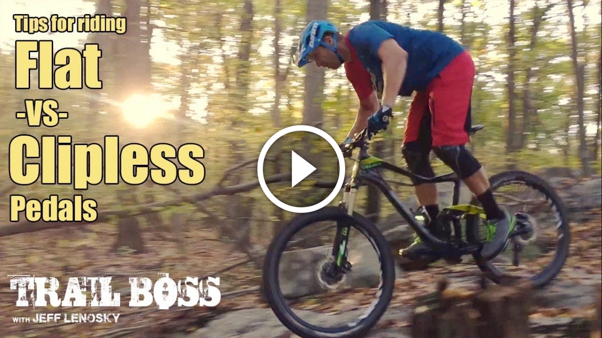 Watch How To Ride Flat Pedals vs. Clipless on Technical Trails