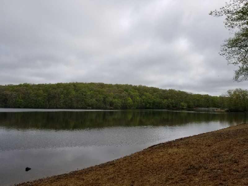 Cockaponset State Forest Mountain Bike Trail in Chester, Connecticut