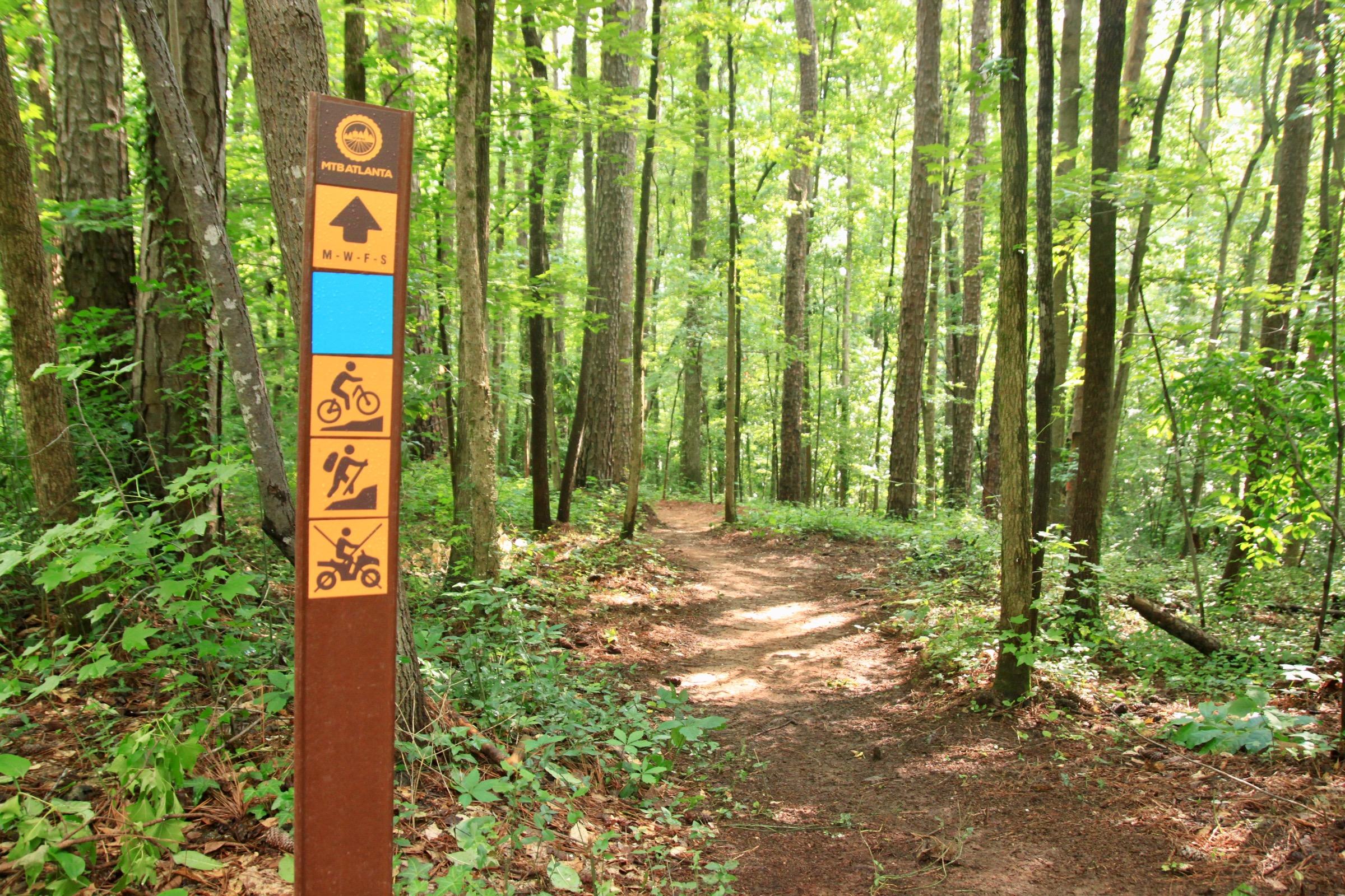 Ride and Fly Sykes Park Mountain Bike Trail in East Point,