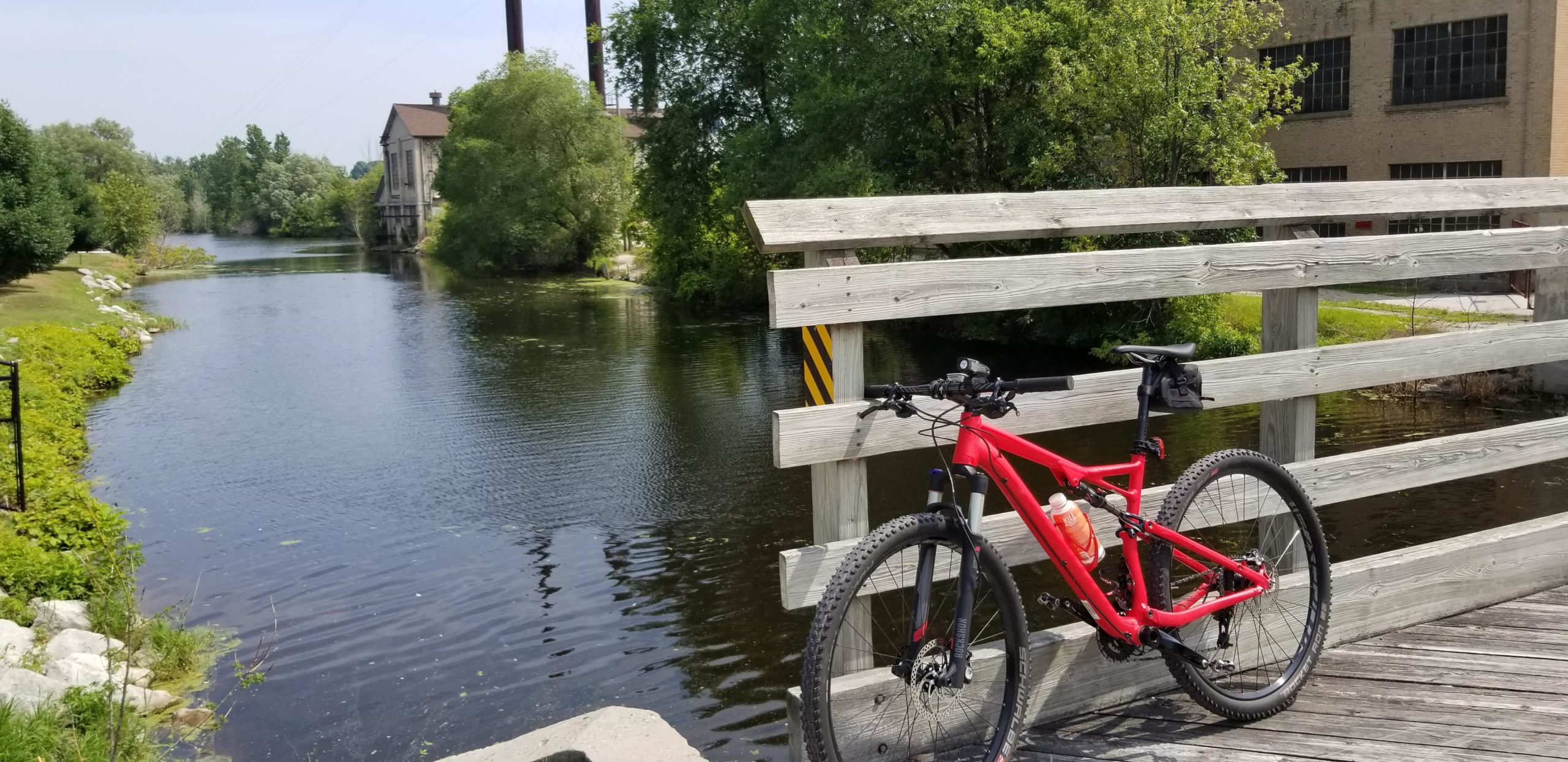Ahnapee State Trail Mountain Bike Trail in Sturgeon Bay, Wisconsin