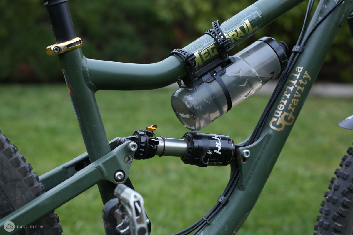 top tube water bottle mount