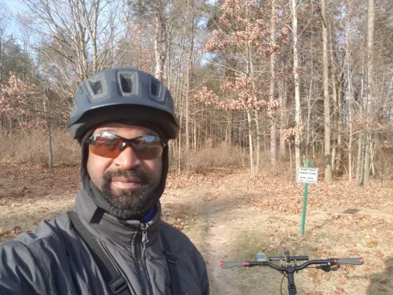 Alma Mountain Bike Trail Mountain Bike Trail in Alma, Michigan