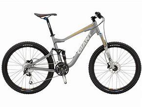 Giant Trance X2: A modern mountain bike designed for rugged terrain, featuring a sleek silver frame with brown accents, wide tires, and a dual suspension system for enhanced stability and comfort.