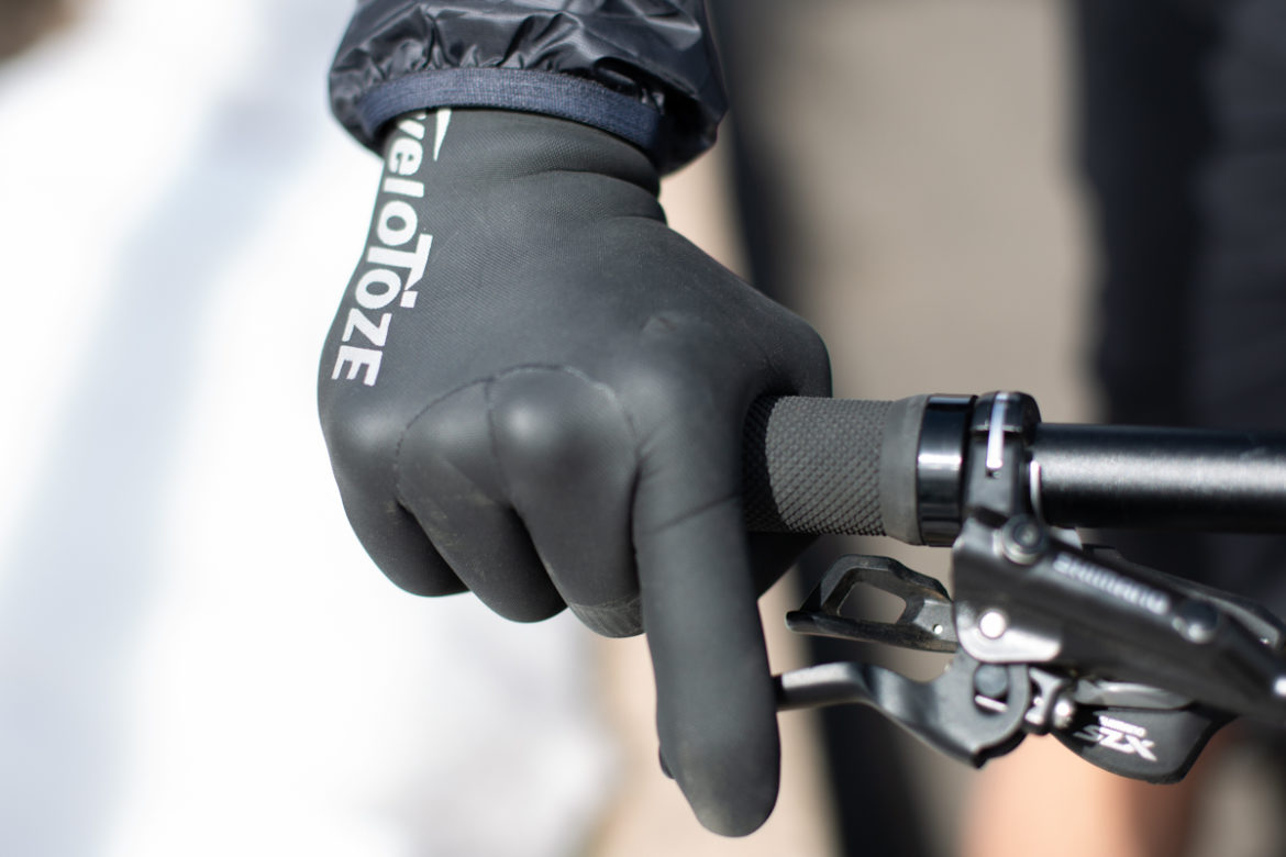 Review VeloToze Waterproof Biking Gloves Singletracks Mountain Bike News