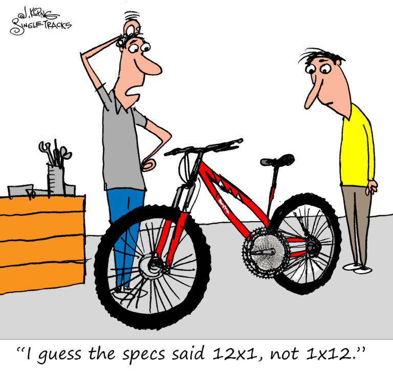 Mountain Bike Drivetrains [Cartoon] - Singletracks Mountain Bike News