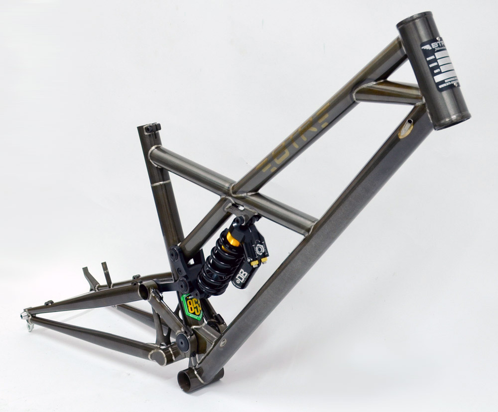 mountain bike frame with suspension