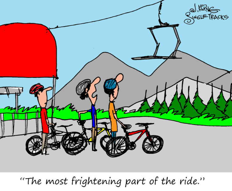 The Scariest Feature at the Bike Park [Cartoon] - Singletracks Mountain ...