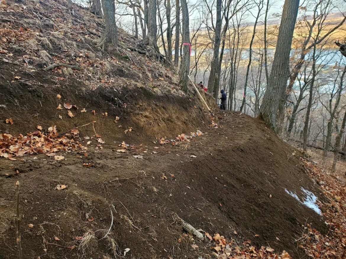 river bluff trails park under construction