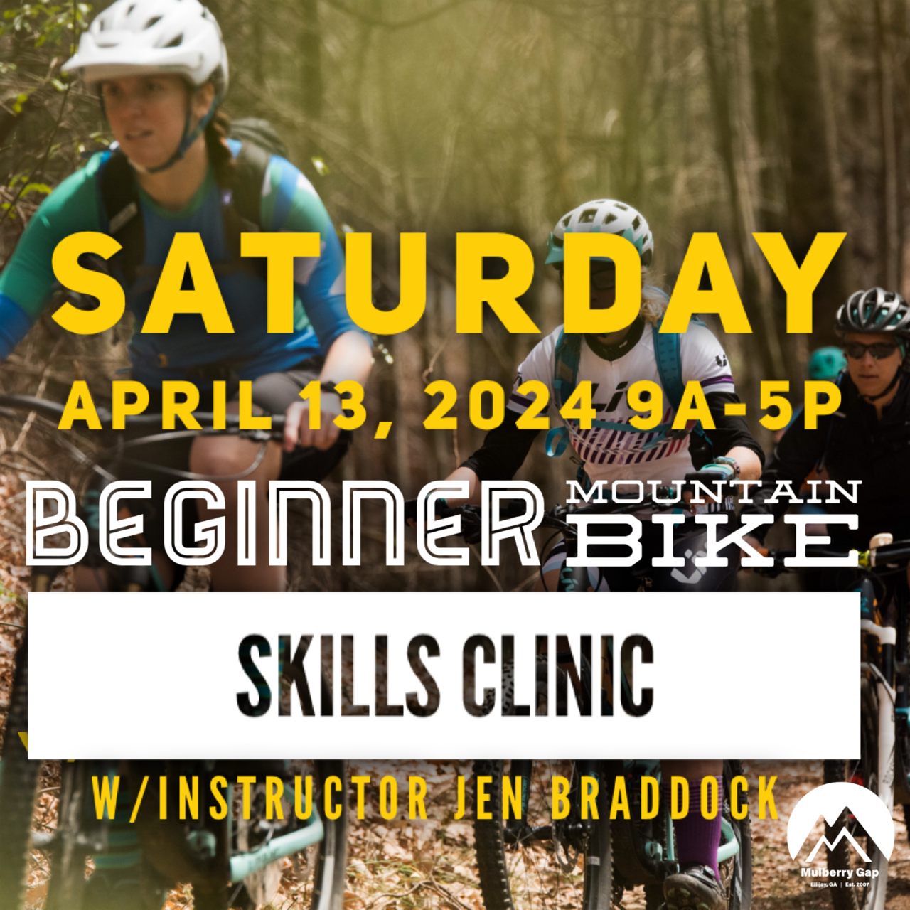 ONEDAY BEGINNER MOUNTAIN BIKE CLINIC MULBERRY GAP Mountain Bike