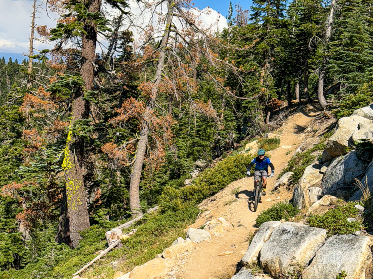 Pictures Slab Riding Slickrock slab riding came to Lake Tahoe thanks to the Lily Lake Trail ...