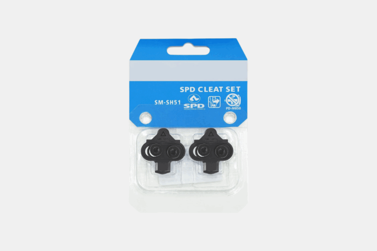 Spare pedal cleats