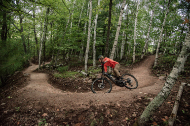  Mt. Telemark mountain bike trail.