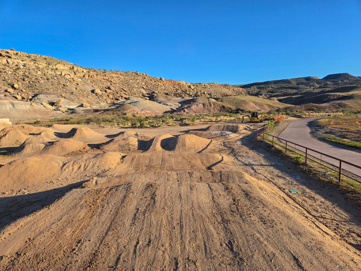 A $225,000 revamp of the Lunch Loops Bike Park is currently underway