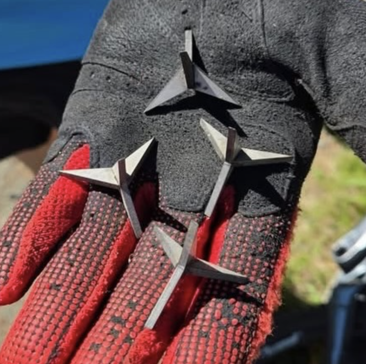 BC officials urge trail users to beware after dangerous ‘caltrops’ found on local trails