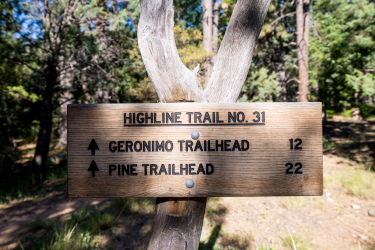Highline Trail: Geronimo's Call trail photo