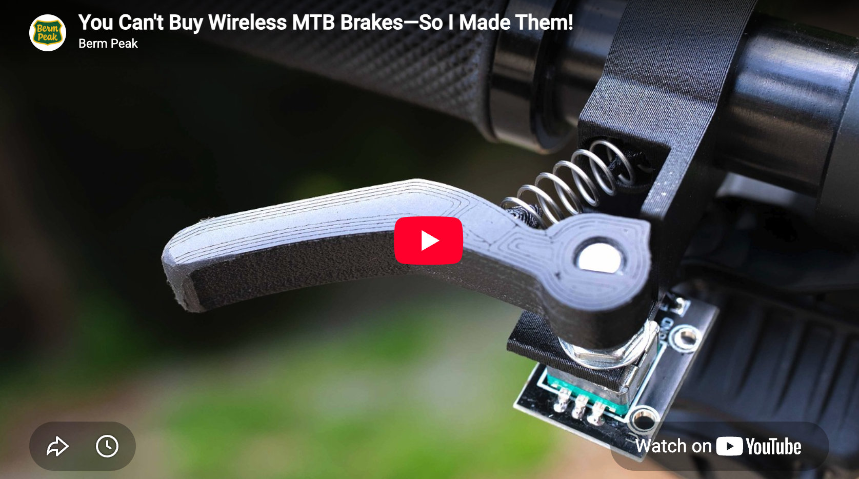 Berm Peak created a wireless MTB brake that doesn’t seem half bad