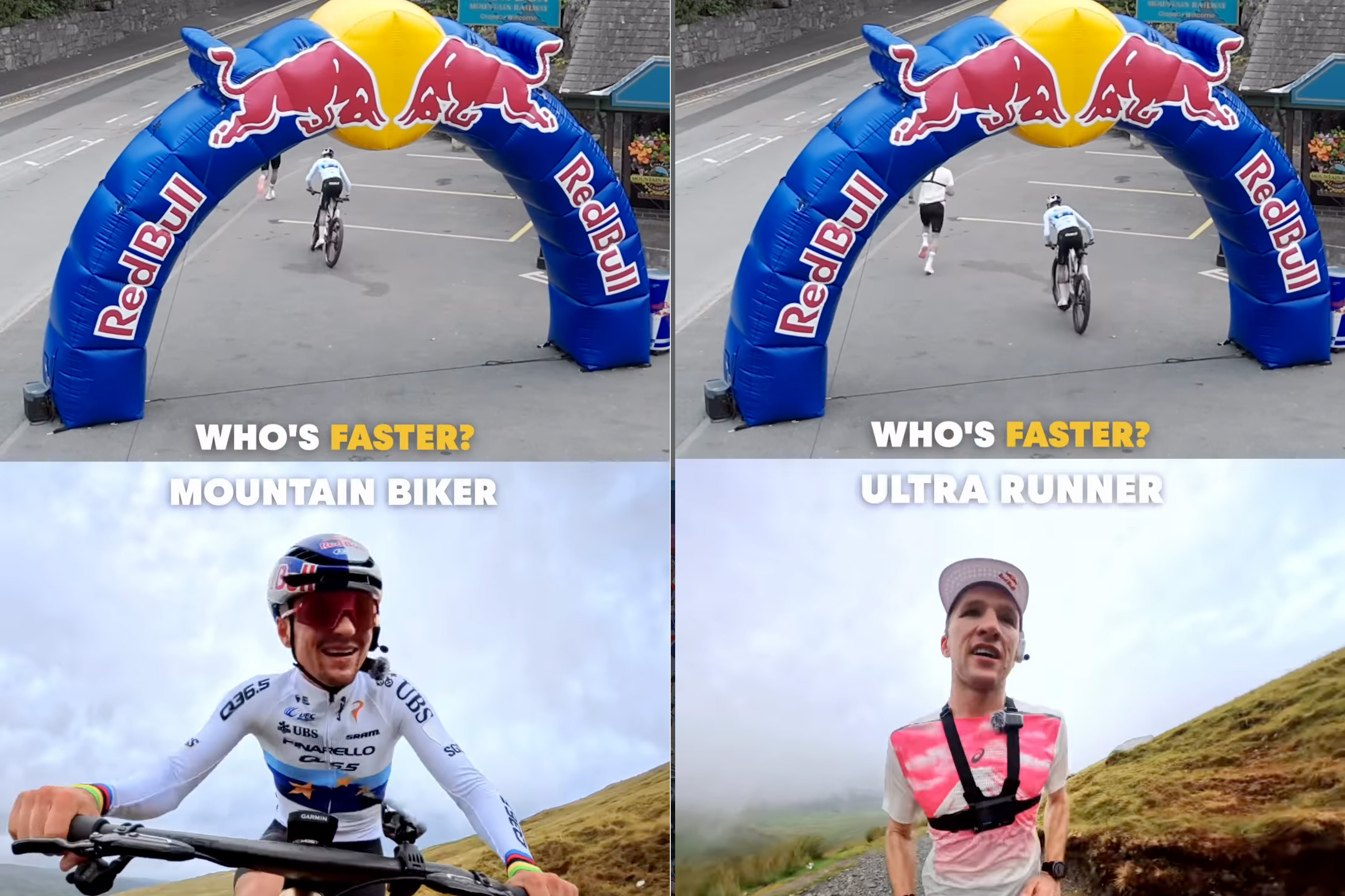 Red Bull challenge proves trail running is faster than MTB — at least uphill