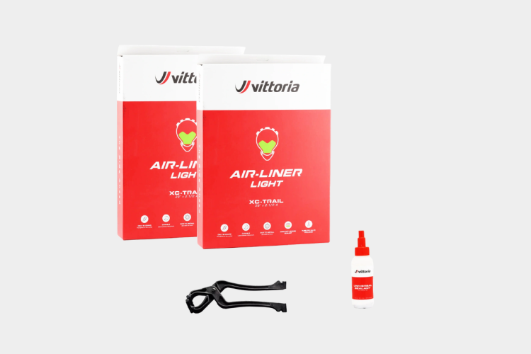 Vittoria Air-Liner Light XC Trail, Sealant, and Air-Liner Tool Kit Bundle