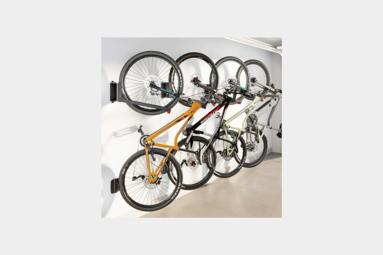 monTEK No-Lift Swivel Bike Wall Mount (4-pack)