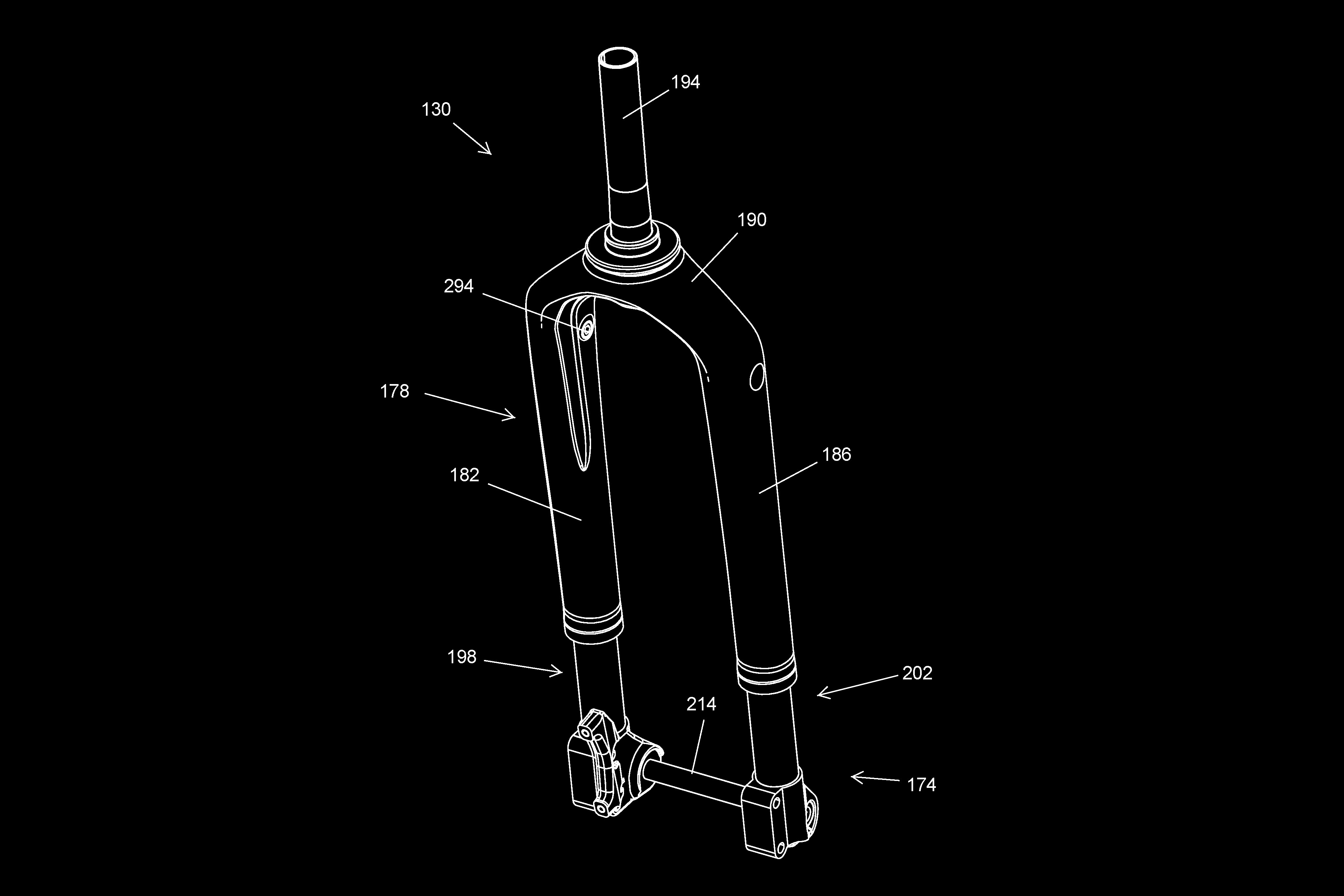 Specialized files patent for a stiffer inverted fork design